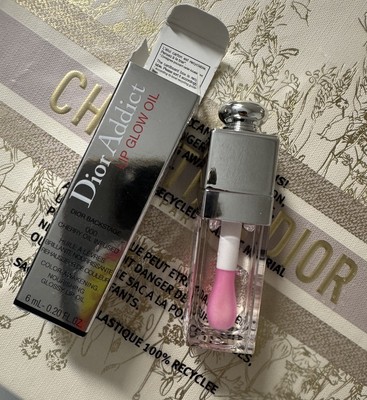 Dior Addict Lip Glow Oil 000 Universal CLEAR 0.2 Oz 6 mL Full Size Glossy Cherry