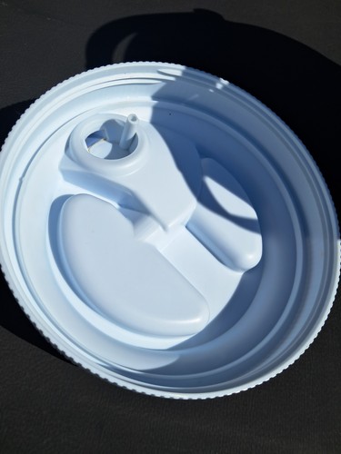 Vintage Rubbermaid/Gott 1- Gallon Water Beverage Cooler Jug 2 Handle #1524 BLUE - Photo 7 sur 9