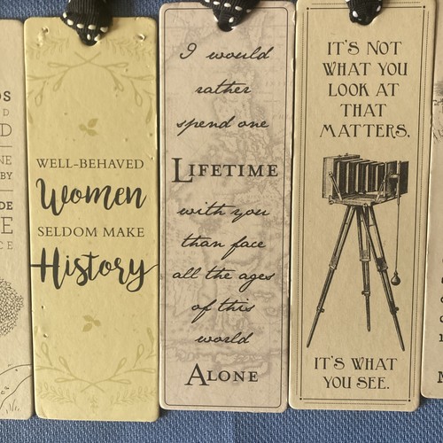 Vintage Wooden Bookmarks W/ Tassel Lot  of 12 See Photos For Details 6x2” - Bild 5 von 7