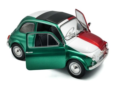 SOLIDO, FIAT 500 Tribute 1965 bi-Color - TO ITALIA, échelle 1/18, SOL1801409 - Imagen 7 de 7