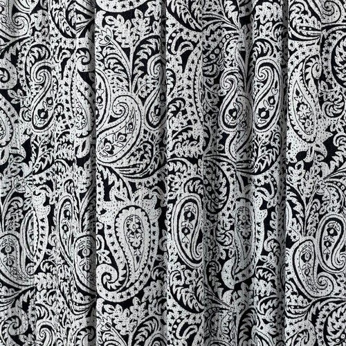 Loft Outlet XS Black White Paisley Maxi Dress Contrast Tank A-Line Stretch - Picture 5 of 7