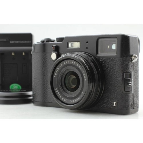 Fujifilm X100T 16,3 MP Kompakt-Digitalkamera mit 23 mm f/2 Festobjektiv Schwarz - Bild 2 von 19