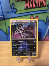 2015 Pokemon XY - Double Crisis Team Aqua’s Mightyena #18 NM Sleeve & Top Loader