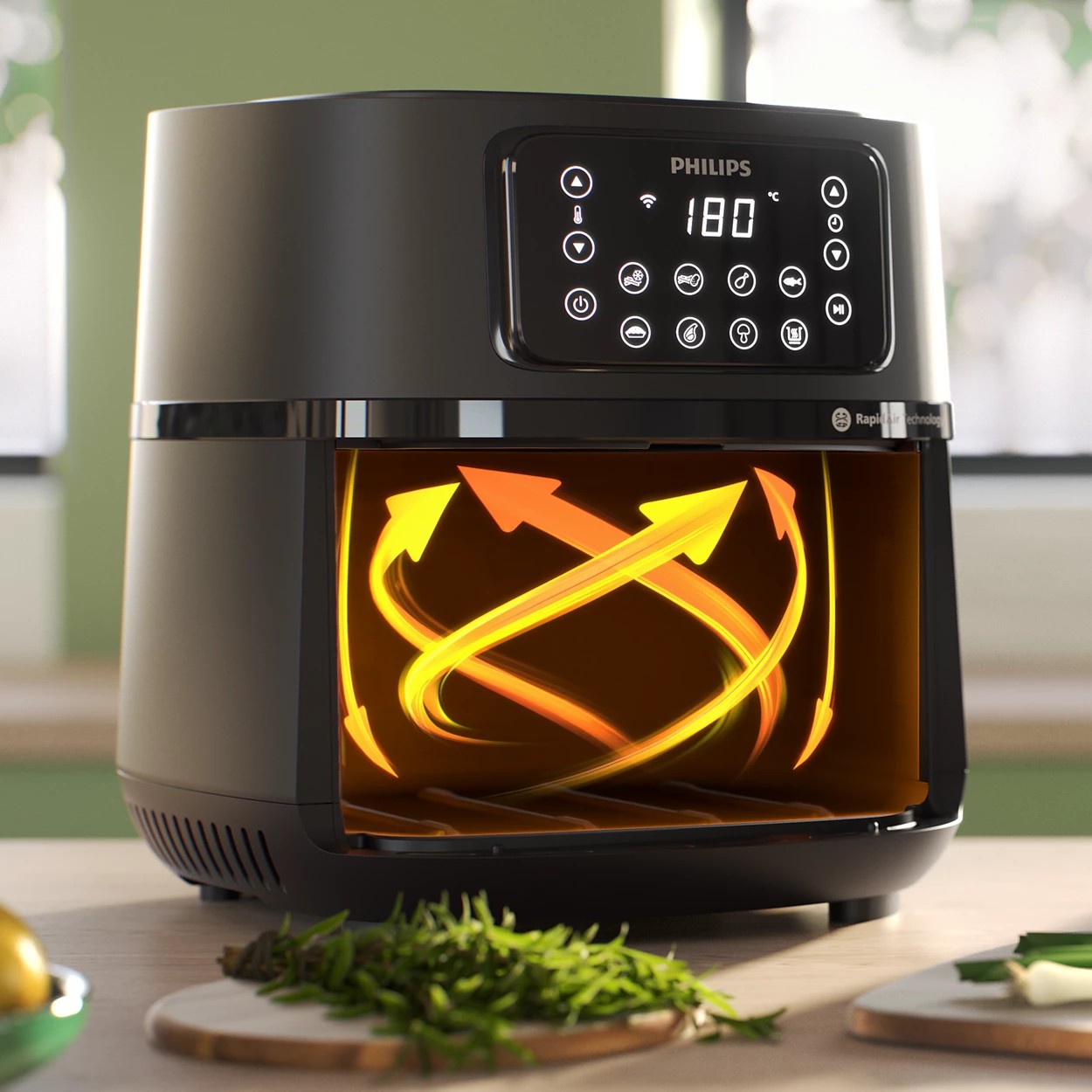 PHILIPS Airfryer XXL 5000 Serie HD928593 Fritteuse Heißluftfritteuse 1,4 kg