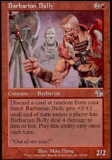 Barbarian Bully - Medium Play MTG Judgment