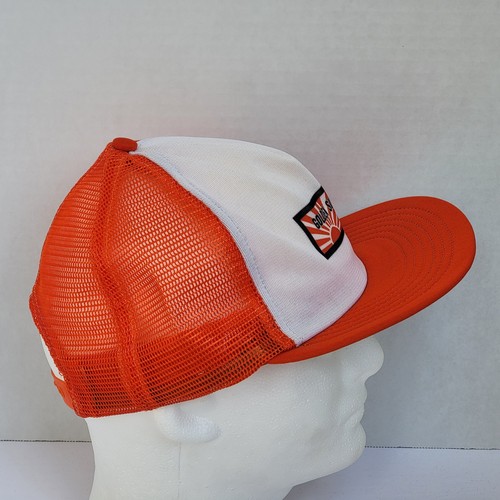 Vintage Golden Sun Feeds orange/weiß Snapback Truckerhut Made in USA - Bild 4 von 12