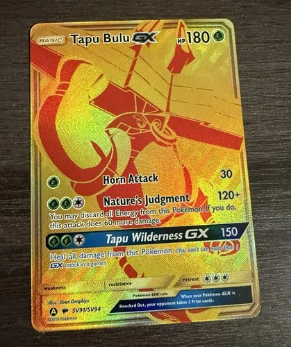 Tapu Bulu GX SV91/SV94 Hidden Fates: Shiny Vault Holo