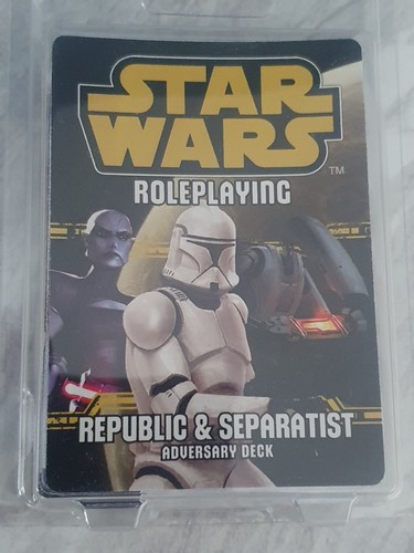 Star Wars Rollenspiel Republik und Separatist Gegner Deck Neu Sealed Selten - Bild 4 von 5