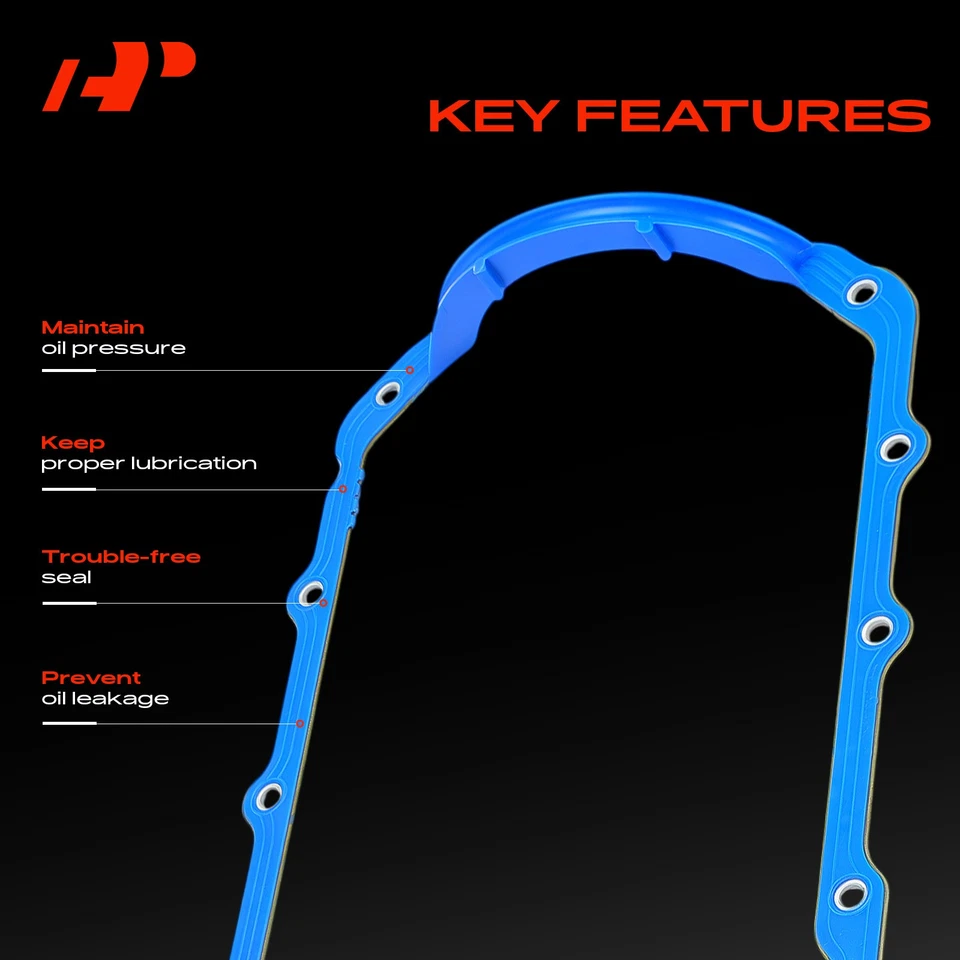 A-Premium Engine Oil Pan Gasket for Jeep Cherokee Chevrolet Camaro GMC S15 Jimmy - Image 4 of 4