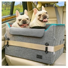 Hunde Autositz Softsitzerhöhung mit Sicherheitsgurt für kleine bis mittlere H...