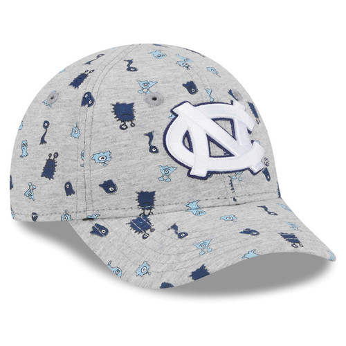 Toddler New Era Heather Gray North Carolina Tar Heels Allover Print Critter - Bild 3 von 5