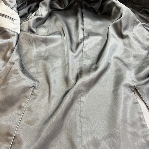 BLAZER Grey Modern 100% Pure Wool Reg Fit 2 Piece Suit C44S W36 L30 - Picture 12 of 20