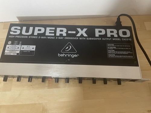 Behringer Super X Pro CX2310 Crossover multicanale a 2 vie con uscita subwoofer - Foto 2 di 11