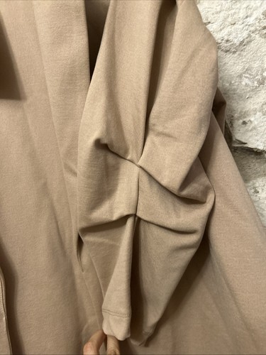 Dear Scarlett Sz 1X / XL Stretch Blazer 3/4 sleeve with pockets Tan NWT - Picture 5 of 5