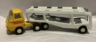 1970’s TONKA CAR CARRIER HAULER SEMI TRUCK PRESSED STEEL 9 1/2” long