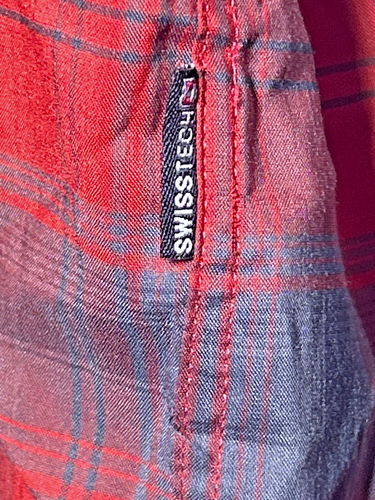 Swiss Tech Hombre Camisa Abotonada Talla XL Cuadros Manga Larga Informal Comodidad - Imagen 3 de 11