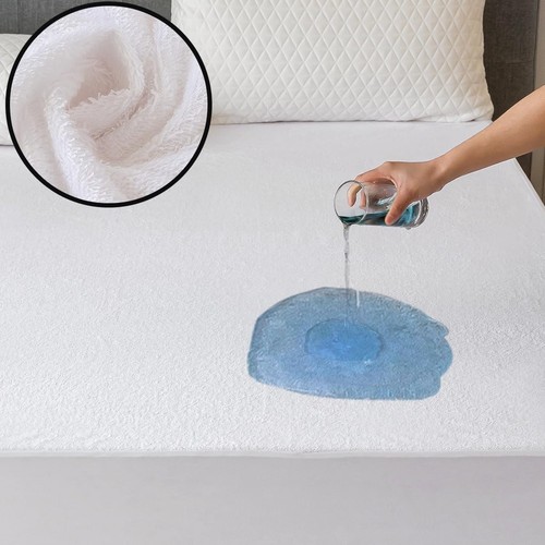 Extra Deep Mattress Protector Fitted Sheet Bed Covers Hypoallergic & Non Noisy - Picture 3 of 15