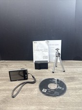 Nikon Coolpix S230 10 MP Digital Camera/ Metallic Silver   Tested, Good Shape 