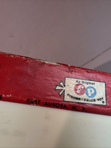 Macchina fotografica vintage Fisher-Price #784 Picture Story 1967 - legno con accenti di plastica - Foto 12 di 24