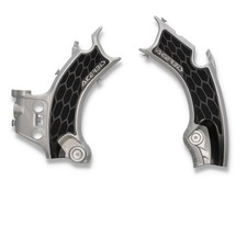 Acerbis 2911441015 X-Grip Frame Guards - Gray/Black