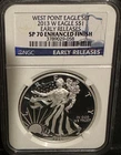 2013-W American Silver Eagle NGC SP 70 West Point Enhanced Finished ER
