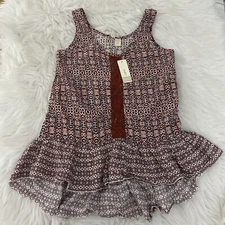 Japna womens boho blouse size S sleeveless NWT flowing