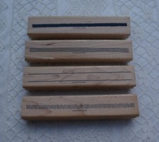 Stampin' Up Rubber Stamp Set of 4 Perfect Plaids Two-Step Mounted