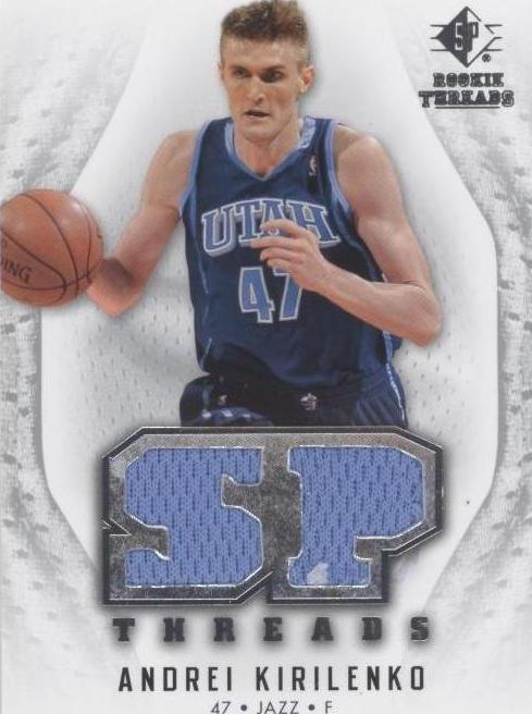 2008-09 SP Rookie Threads - Andrei Kirilenko #T-AK - 1 of 1