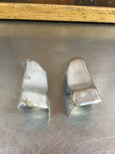 Triumph TR6 TR4A TR250 • Original B Post Finisher Set w/ Screws, Used. KT1412 - Picture 5 of 13