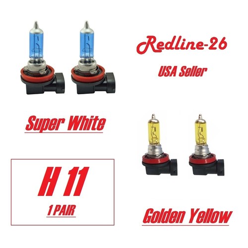 H1 H3 H4 H7 H11 H13 9004 9005 9006 9007 Xenon Gas Halogen Replacement Bulbs Pair - Picture 30 of 55