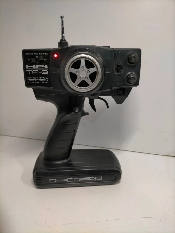 HPI TF3 Controller Transmitter handset RC 27Mhz hobao 2 channel thunder tiger - Image 2 of 4