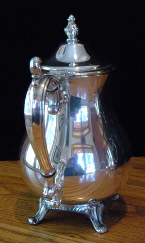 INTERNATIONAL SILVER Wm. Rogers #800 Silver plated Hollowware Coffee & Tea Set - Picture 22 of 48