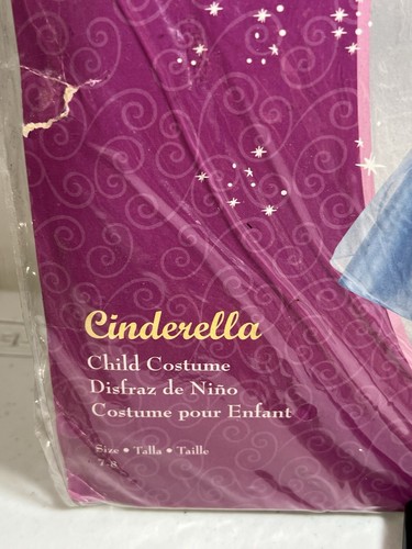 Cinderella Girls Halloween Costume Disney Princess Size 7-8 - Picture 2 of 8