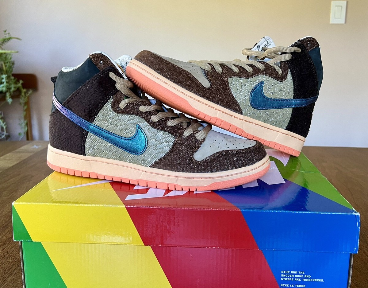 Size Nike SB Dunk High Pro x Concepts TurDUNKen Brown