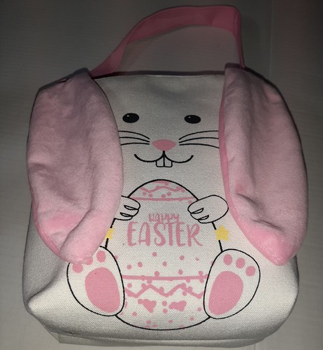  18pcs Plastic Easter Eggs and Bunny Basket Bags for Kids Empty Small Pink - Picture 10 of 15