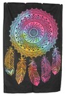 Dream Catcher Tie Dye Wall Hanging Fair Trade Size Approx. 64 x 94 cm