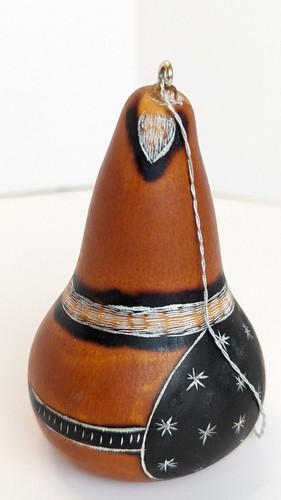 Ciap Kürbis Weihnachtsmann Weihnachtsschmuck Made In Peru - Bild 3 von 6