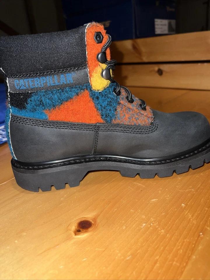 Bota de trabajo de lana Caterpillar Colorado para mujer, negra multi, talla 6 Foto 4 de 4