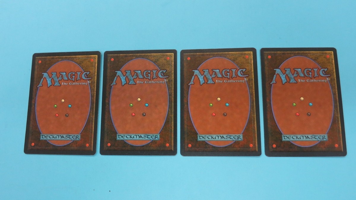 4x LAPIS LAZULI TALISMAN PLAYSET ICE AGE MTG MAGIC GATHERING NM