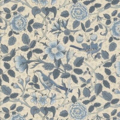 Sacre Bleu By French General For Moda- Pearl French Blue Garden   #13972-12