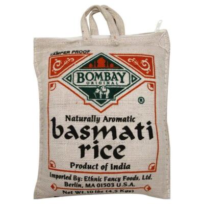 Bombay White Basmati Rice 10 lb (Pack of 3) | eBay