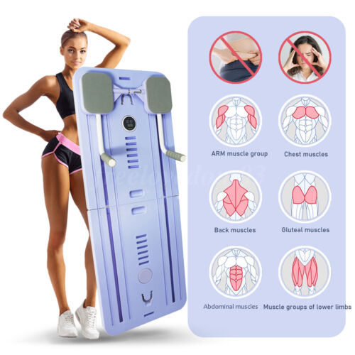 Pilates Reformer Set Workout Pushup Board Home Gym Fitness Equipment Ab Machine - Picture 8 of 16