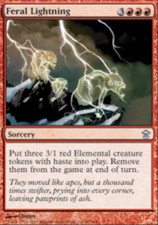 Feral Lightning x1 - Saviors of Kamigawa - Light Play, English - Saviors of Kami