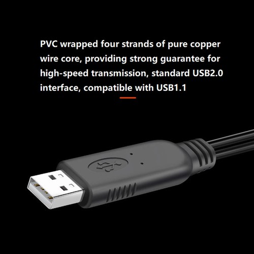 20CM USB Male to PS2 Female Active Converter Cable Adapter For Mouse Keyboard - Picture 9 of 10