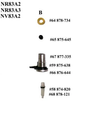 CoFast® High Quality Trigger Valve Assembly B for Aftermarket Hitachi NR83A2