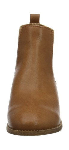 5526272 donna New bianco UK Look sporco 5 marrone Chelsea Stivaletti qTOwAOCnx