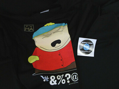 Vintage South Park Swearing Eric Cartman 1997 T-Shirt XL Comedy