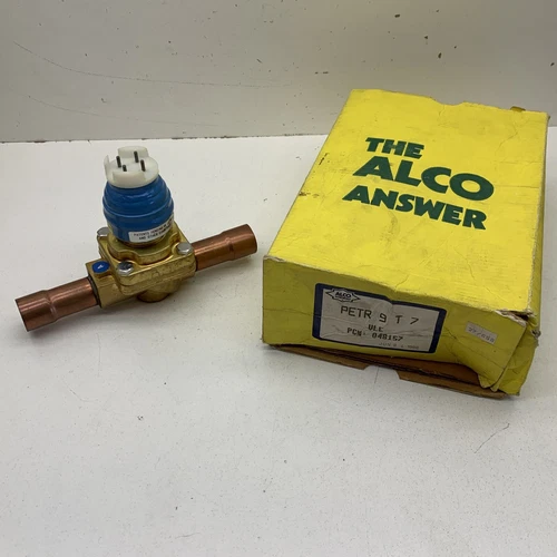 Alco Controls PETR 9T7 Refrigerant Solenoid Valve 500PSIG (No Coil) 7/8" ODF