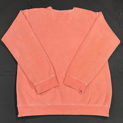 Comfort Colors Sweatshirt Adult Small Orange Sand Key Florida Graphic Surfboards - Picture 3 of 14