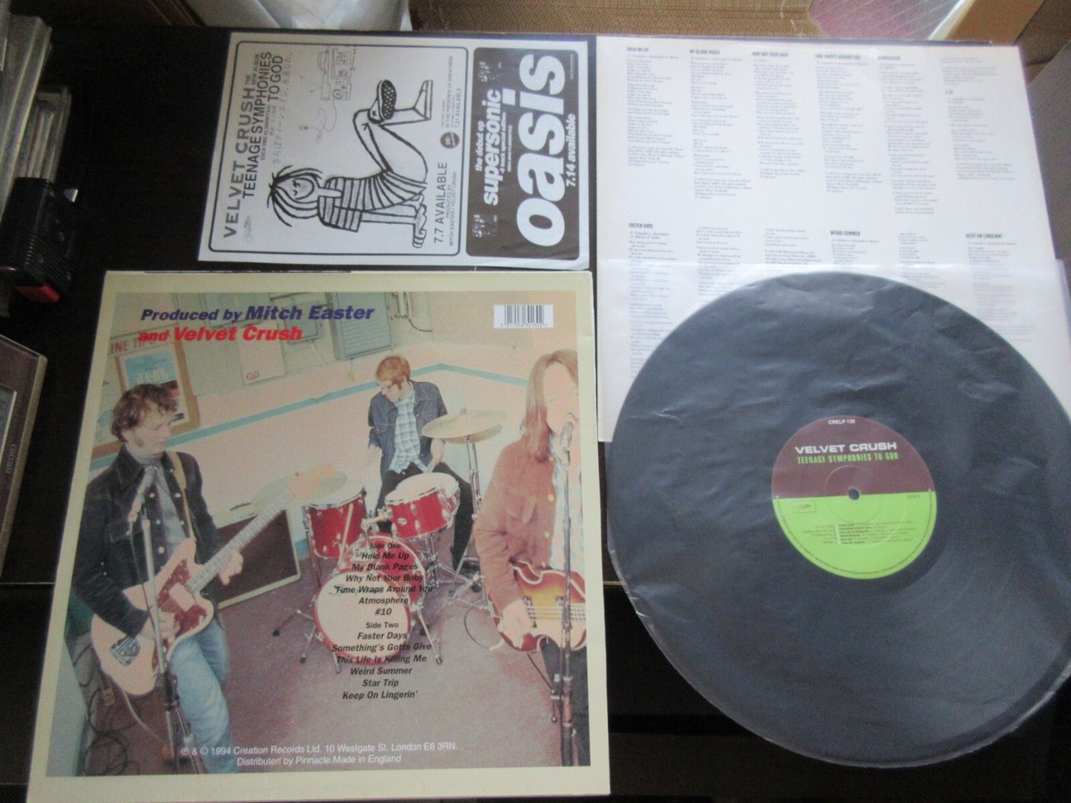 Velvet Crush Teenage Symphonies to God UK Signed Vinyl LP crelp